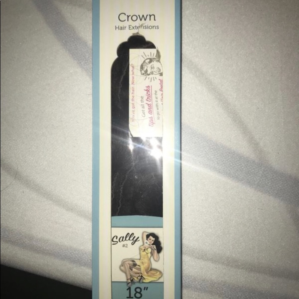 Babe Halo 100% human hair extensions 18”